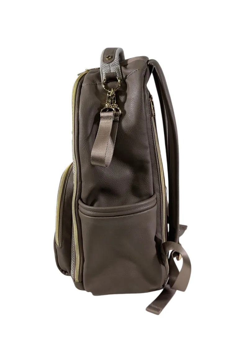 Itzy Ritzy Boss Plus Backpack Diaper Bag, Vanilla Latte