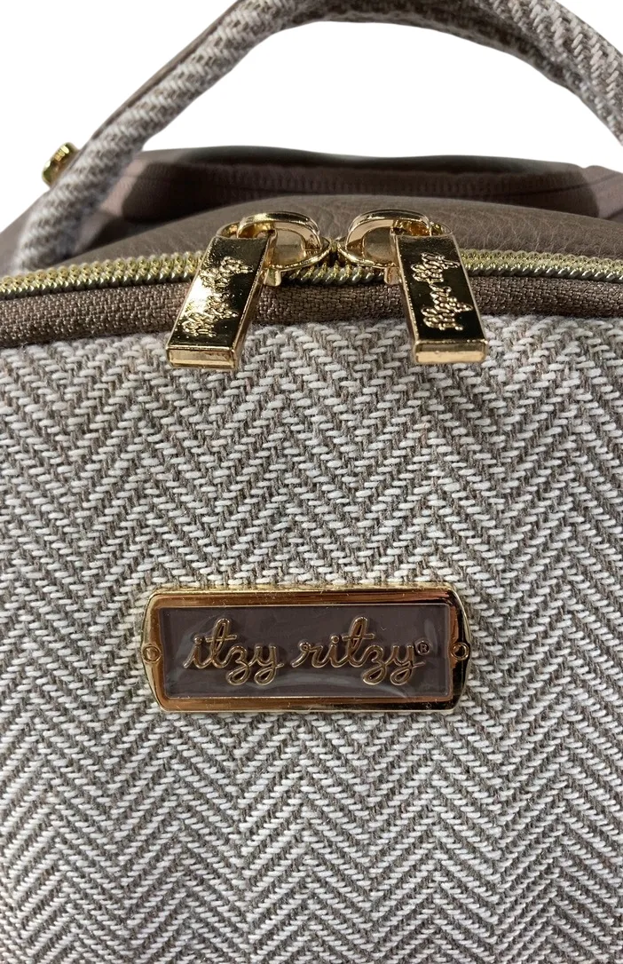 Itzy Ritzy Boss Plus Backpack Diaper Bag, Vanilla Latte