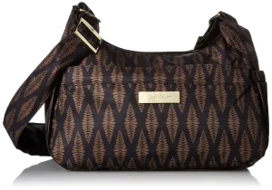 Ju-Ju-Be Hobo Be Messenger Diaper Bag with Insulated Bottle Pockets and 4 Zippered Pockets U1