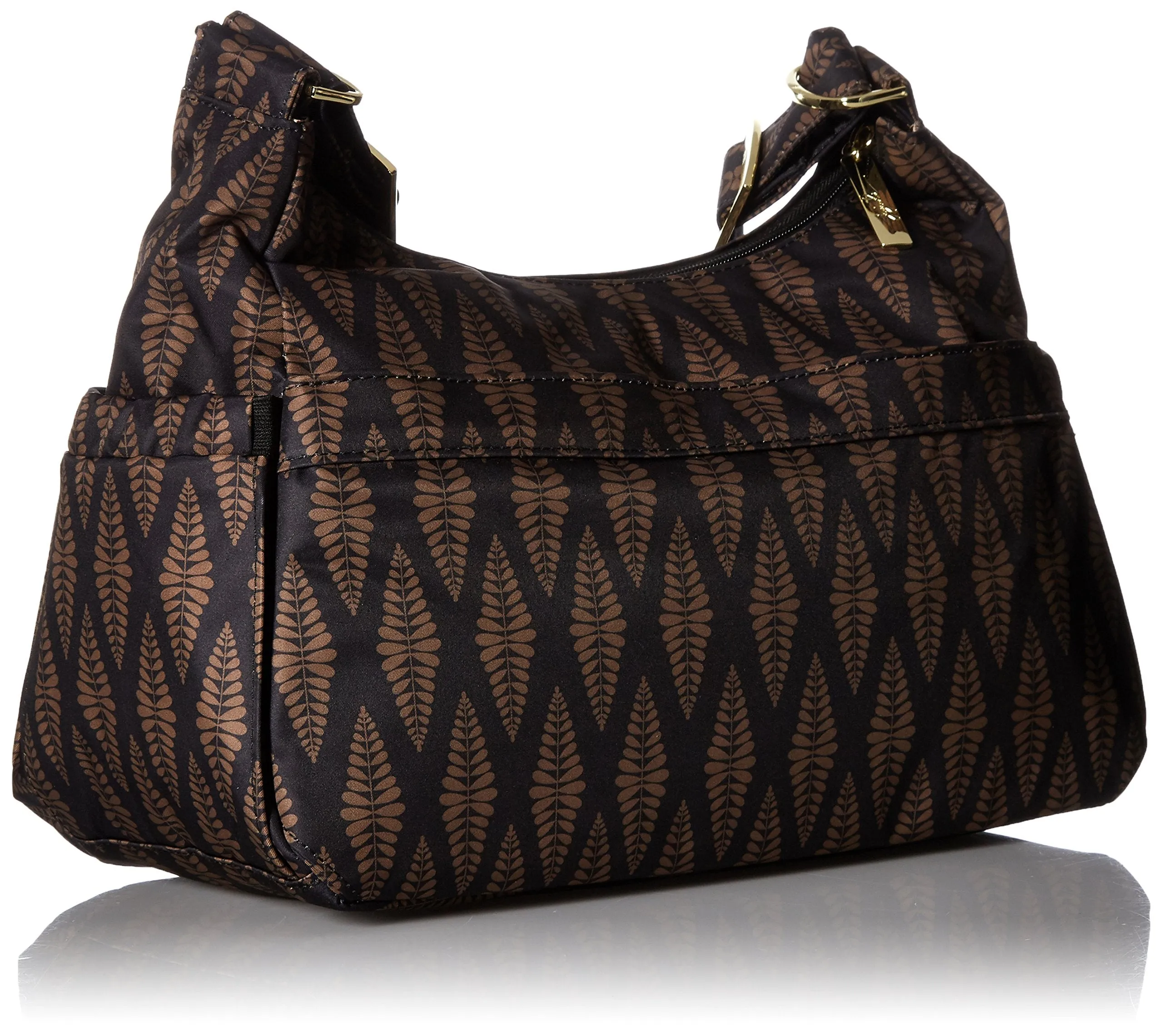 Ju-Ju-Be Hobo Be Messenger Diaper Bag with Insulated Bottle Pockets and 4 Zippered Pockets U1