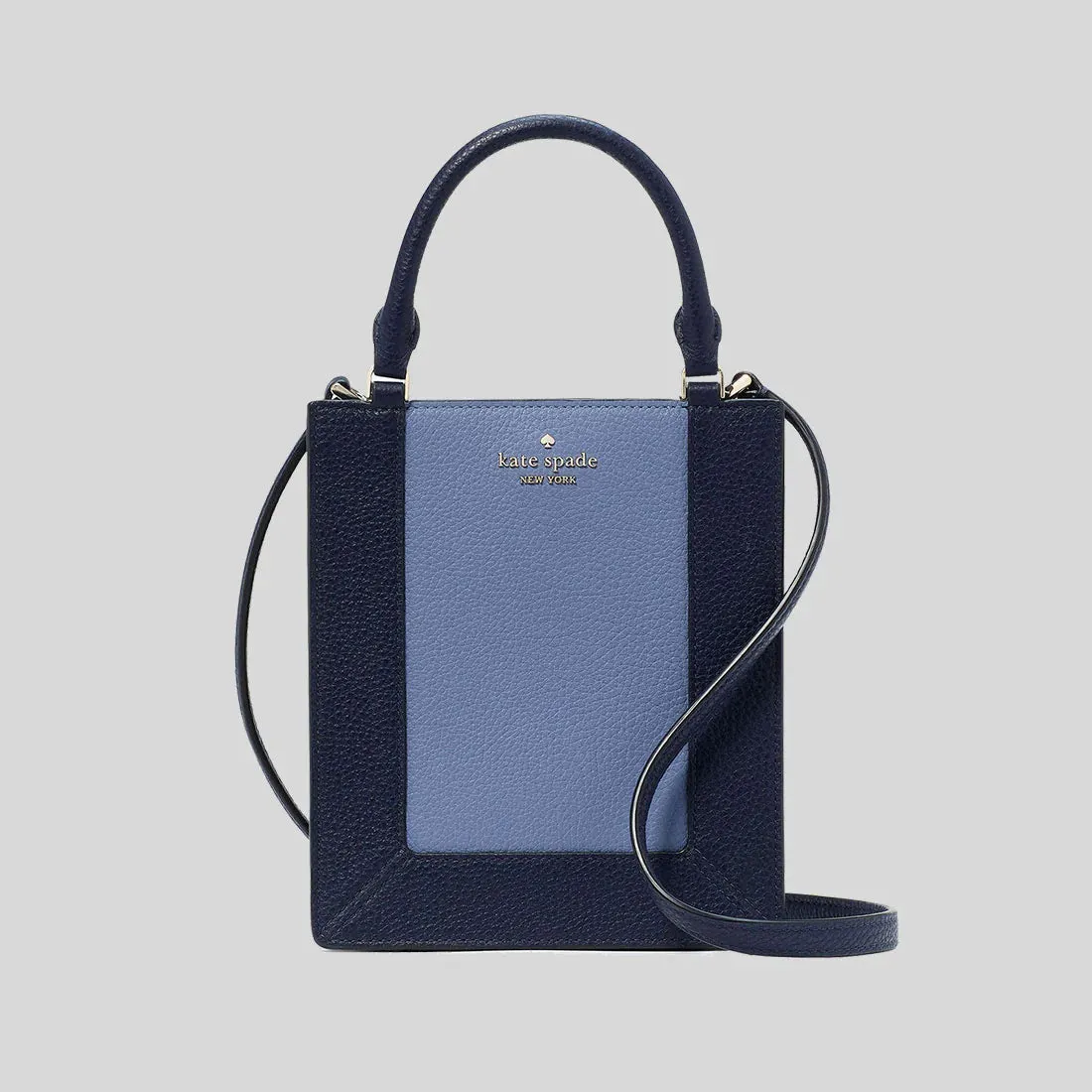KATE SPADE Lena Colorblock Mini Tote Parisian Navy Multi RB-KI885