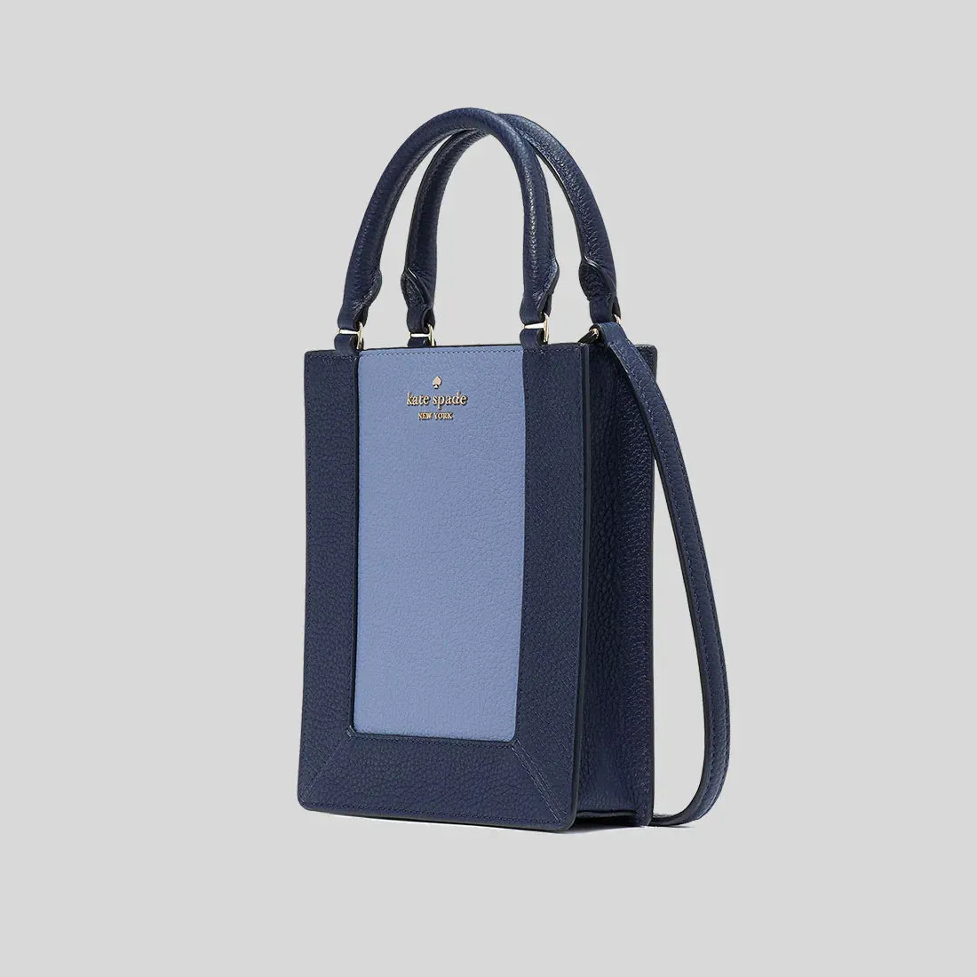 KATE SPADE Lena Colorblock Mini Tote Parisian Navy Multi RB-KI885