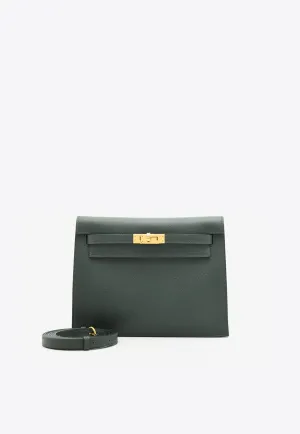 Kelly Danse in Vert Mangrove Evercolor with Gold Hardware