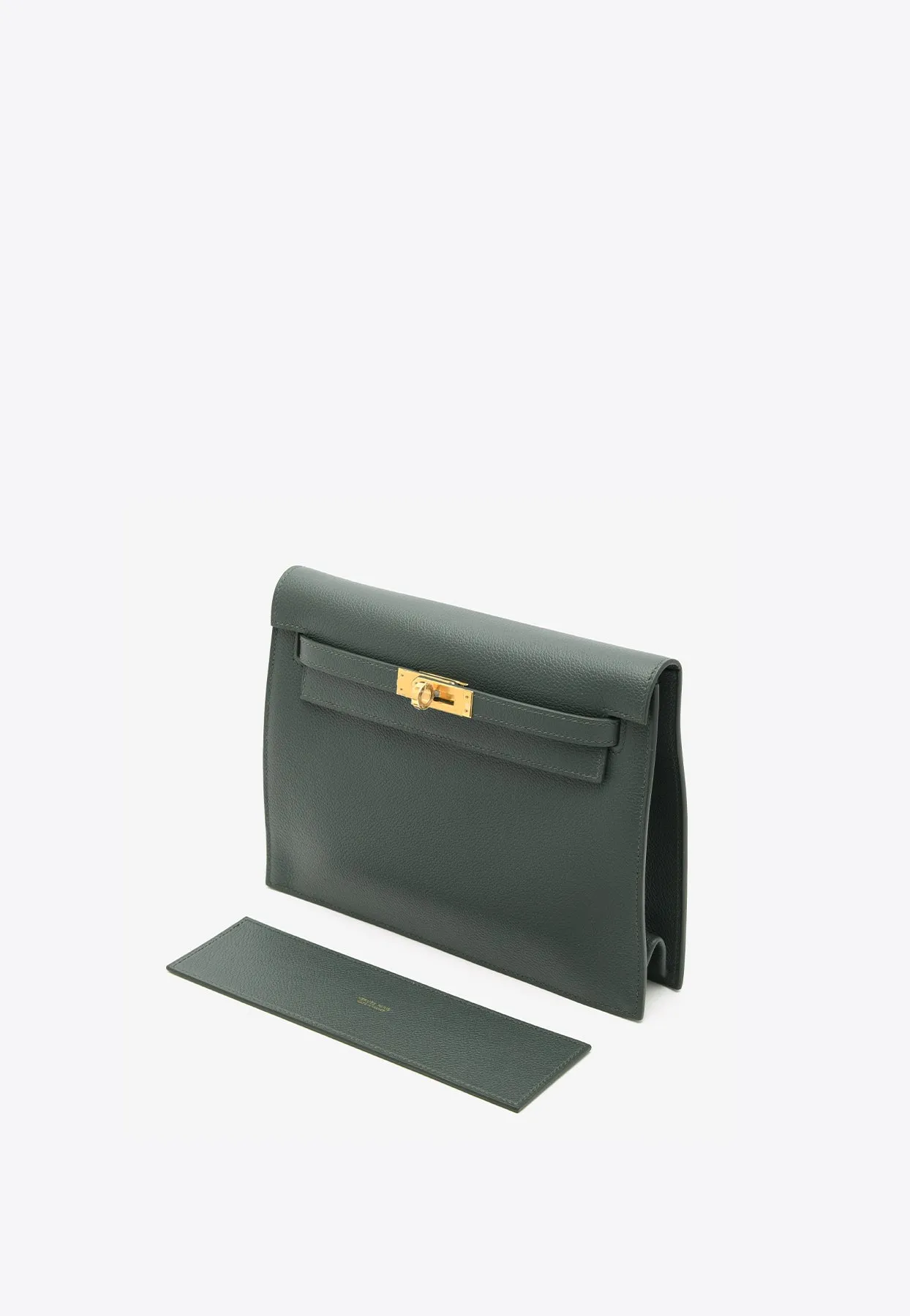 Kelly Danse in Vert Mangrove Evercolor with Gold Hardware