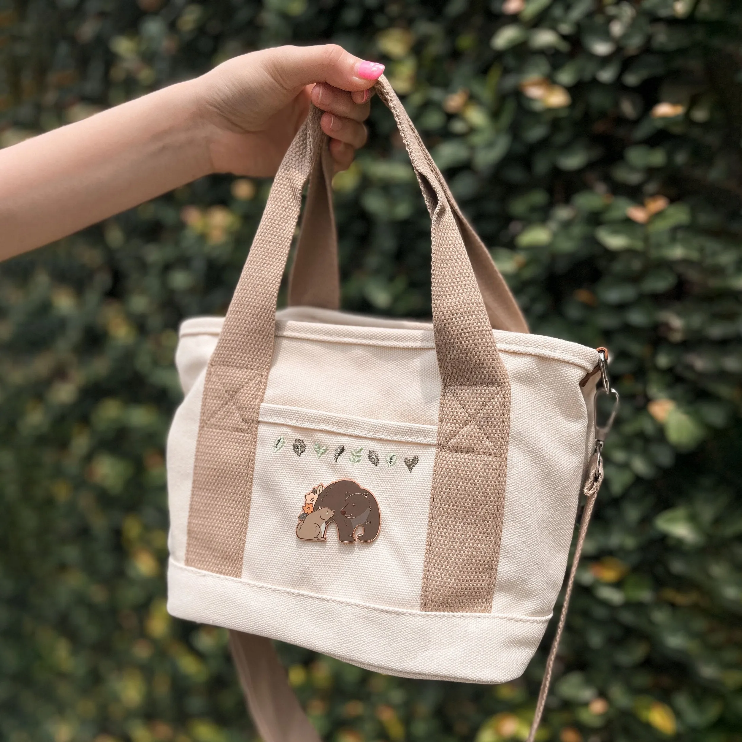 Leaflet Mini Multi-Pocket Tote
