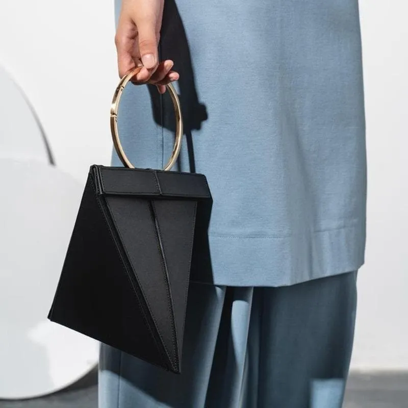 Loop Classic Foldable  Handbag - Black