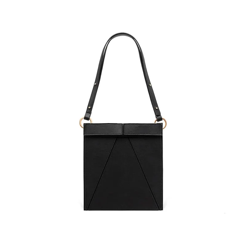 Loop Classic Foldable  Handbag - Black