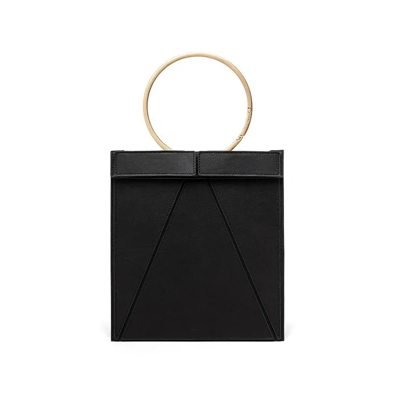 Loop Classic Foldable  Handbag - Black