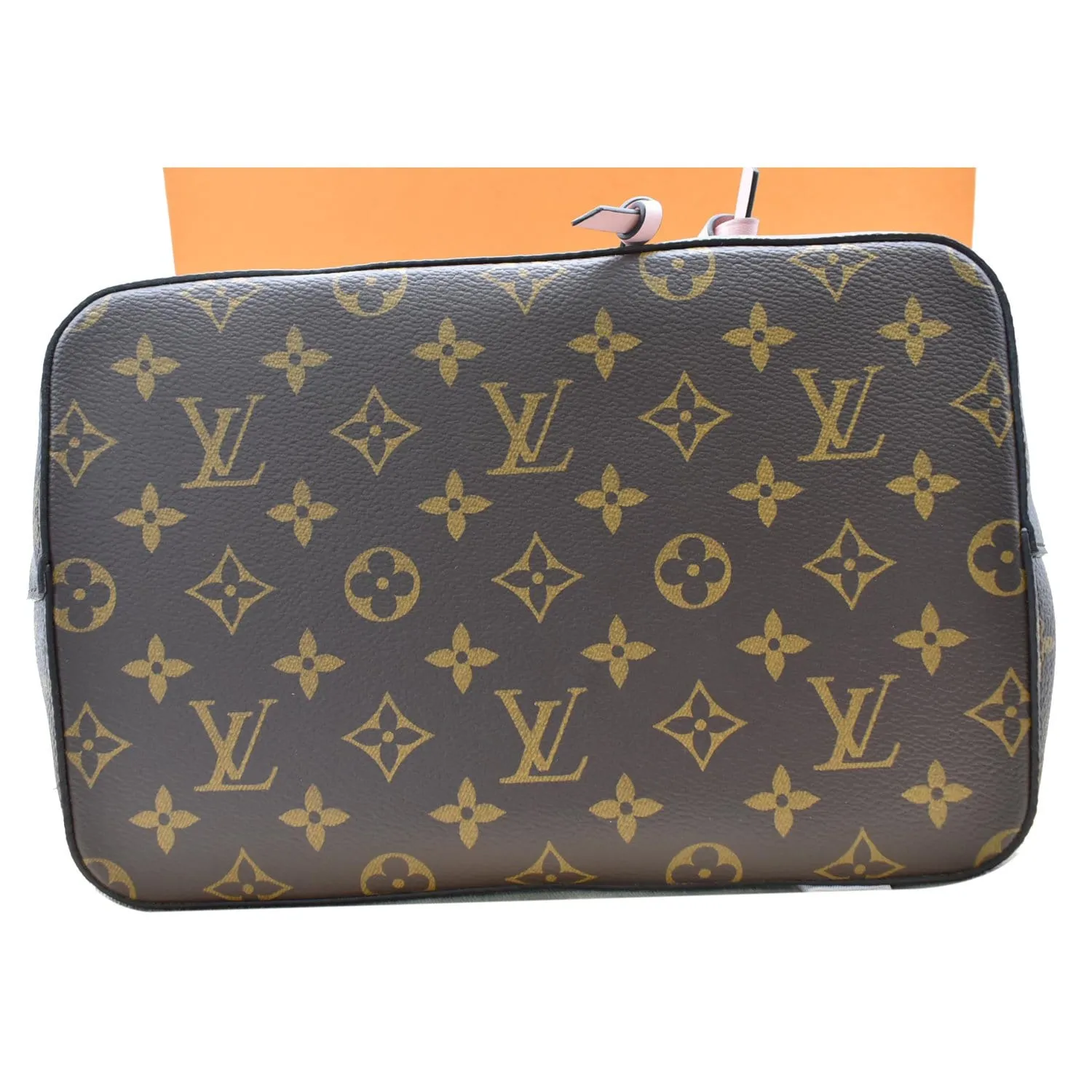 LOUIS VUITTON Neonoe MM Damier Ebene Crossbody Bag Rose Poudre