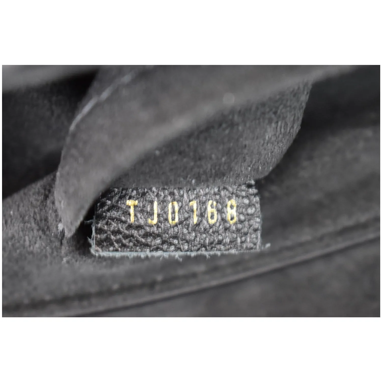 LOUIS VUITTON Saint Sulpice PM Empreinte Leather Crossbody Bag Noir