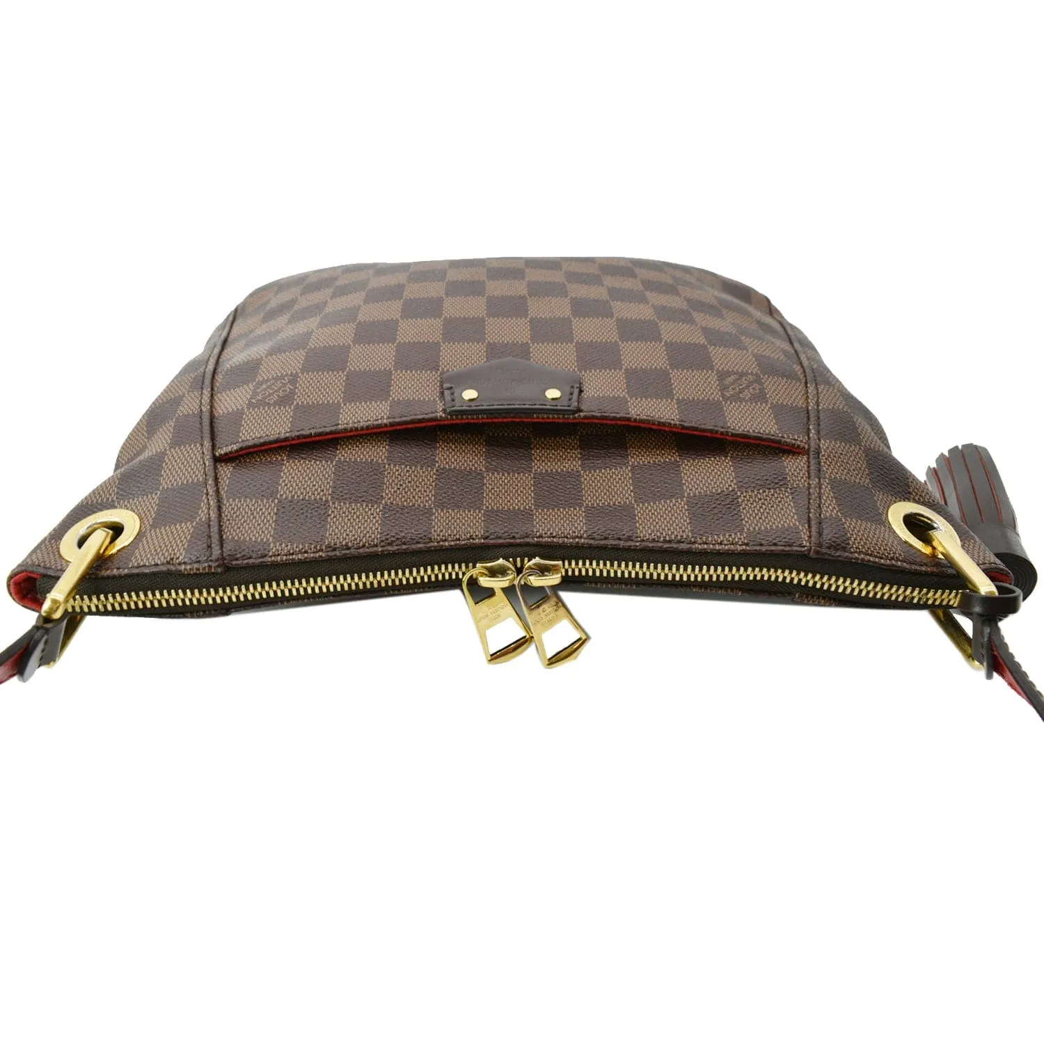LOUIS VUITTON South Bank Besace Damier Ebene Crossbody Bag Brown