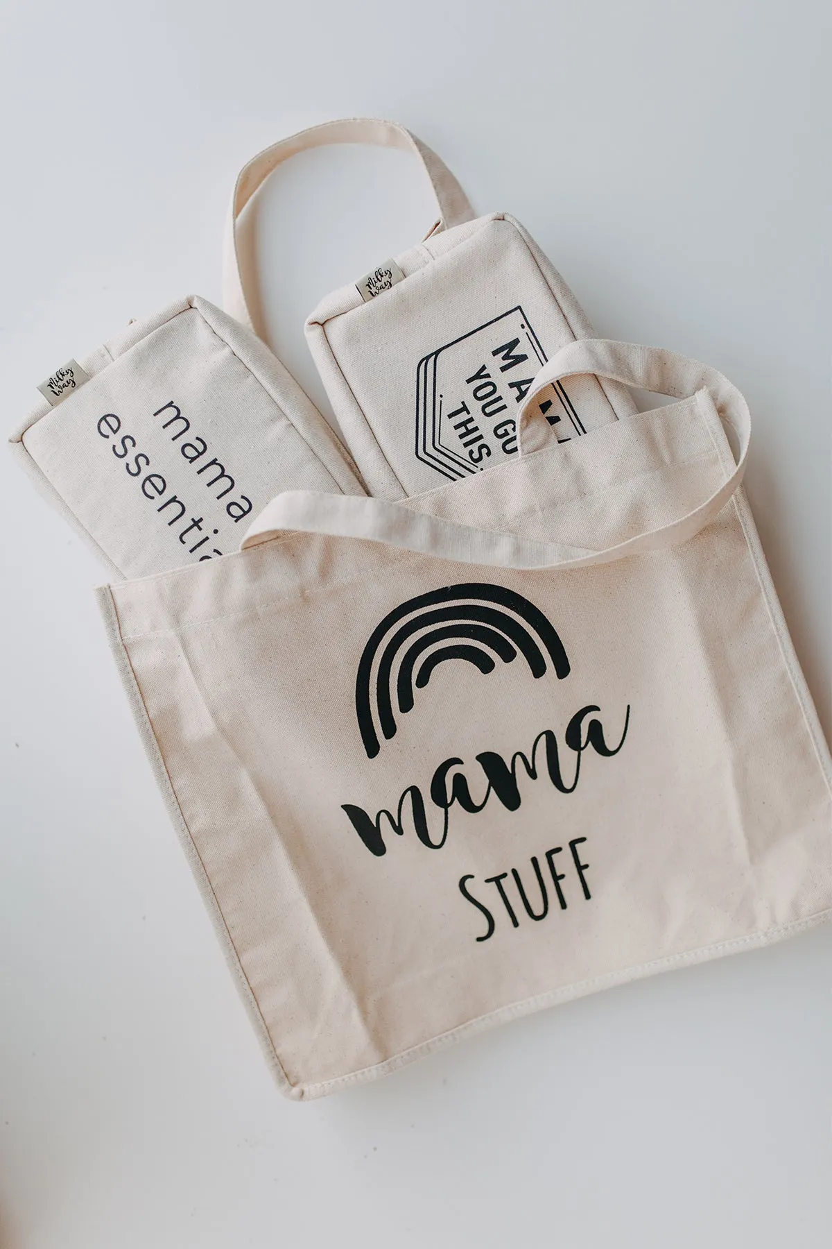 Mama Stuff Statement Tote Bag for Mums (Hospital Bag - Baby Shower Gift)
