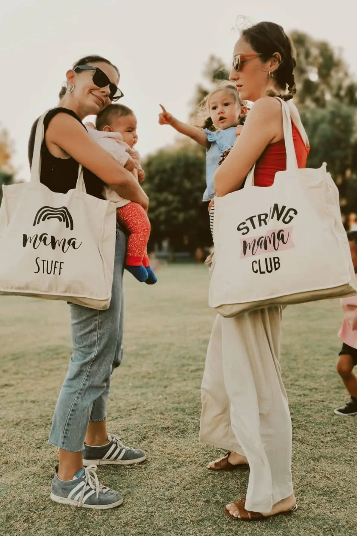 Mama Stuff Statement Tote Bag for Mums (Hospital Bag - Baby Shower Gift)