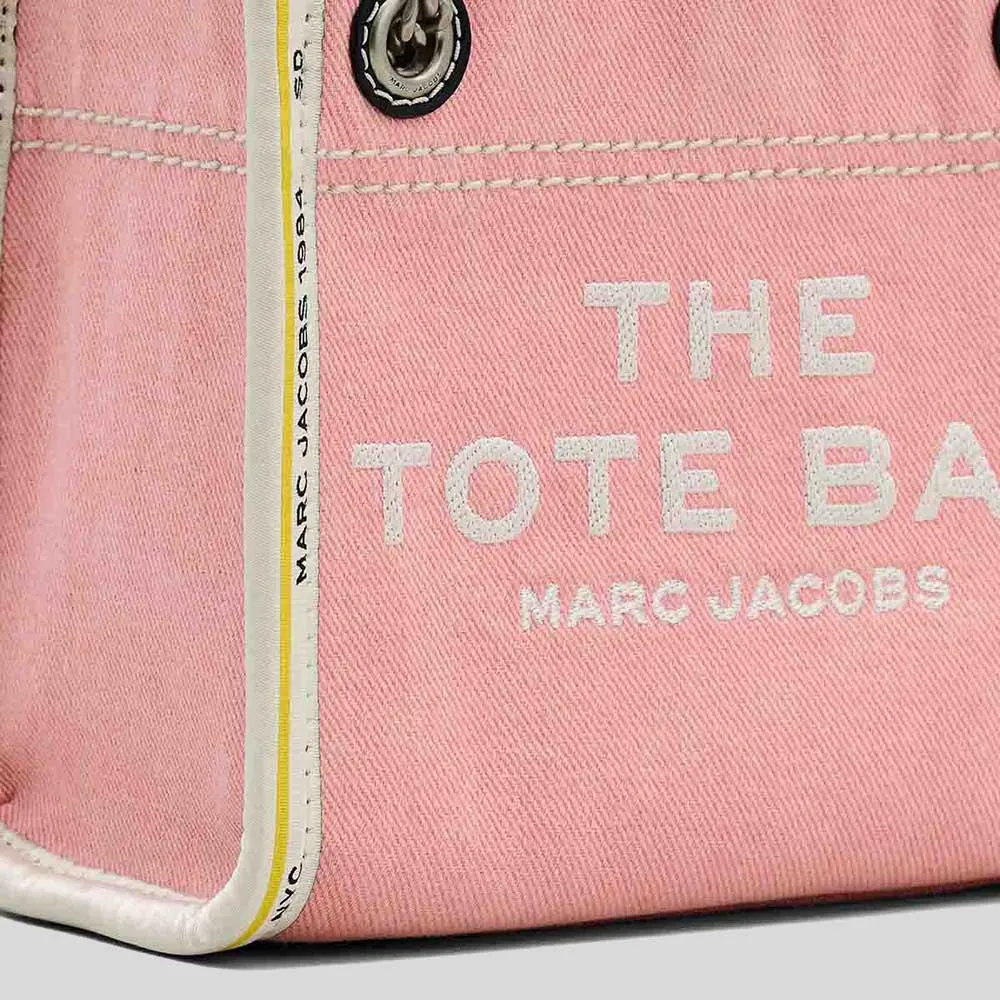 MARC JACOBS The Denim Chain Crossbody Tote Bag Ribbon Pink RB-2F4HCR016H05