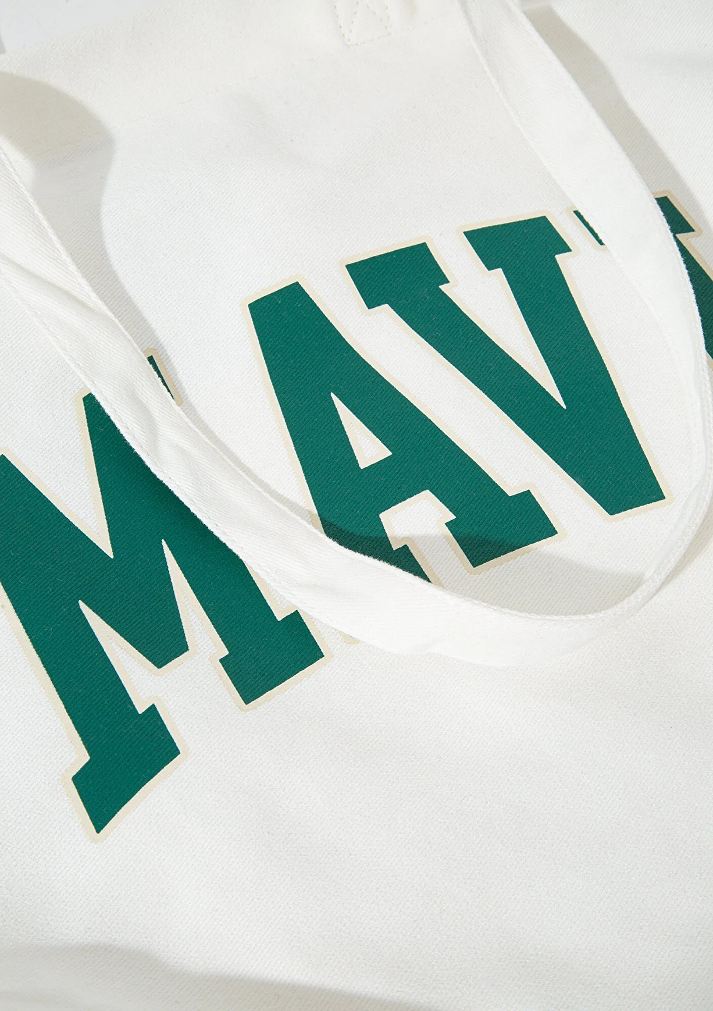 Mavi Logo Printed White Shoulder Bag