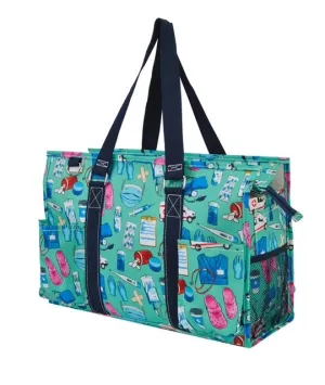 MDG731 Scrub Life NGIL Zippered Caddy Organizer Tote Bag