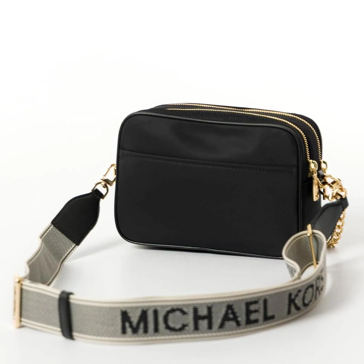 Michael Michael Kors Logo-Lettering Zipped Crossbody Bag