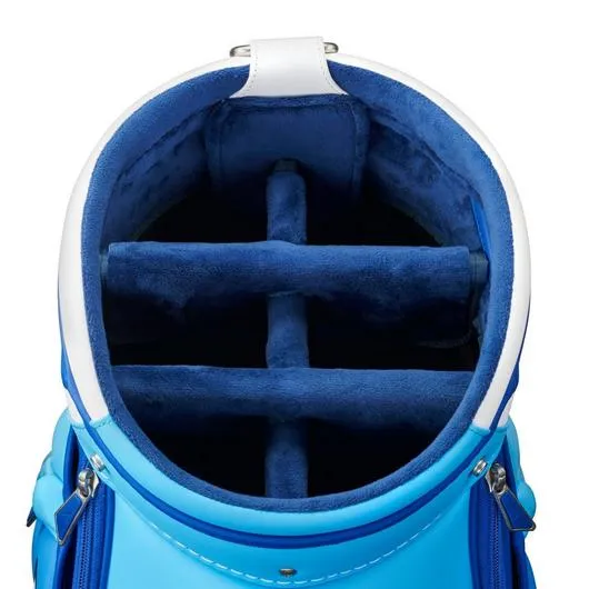 Mizuno Tour Staff Golf Cart Bag - Blue/White