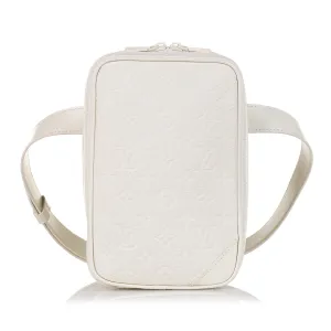 Monogram Taurillon Utility Side