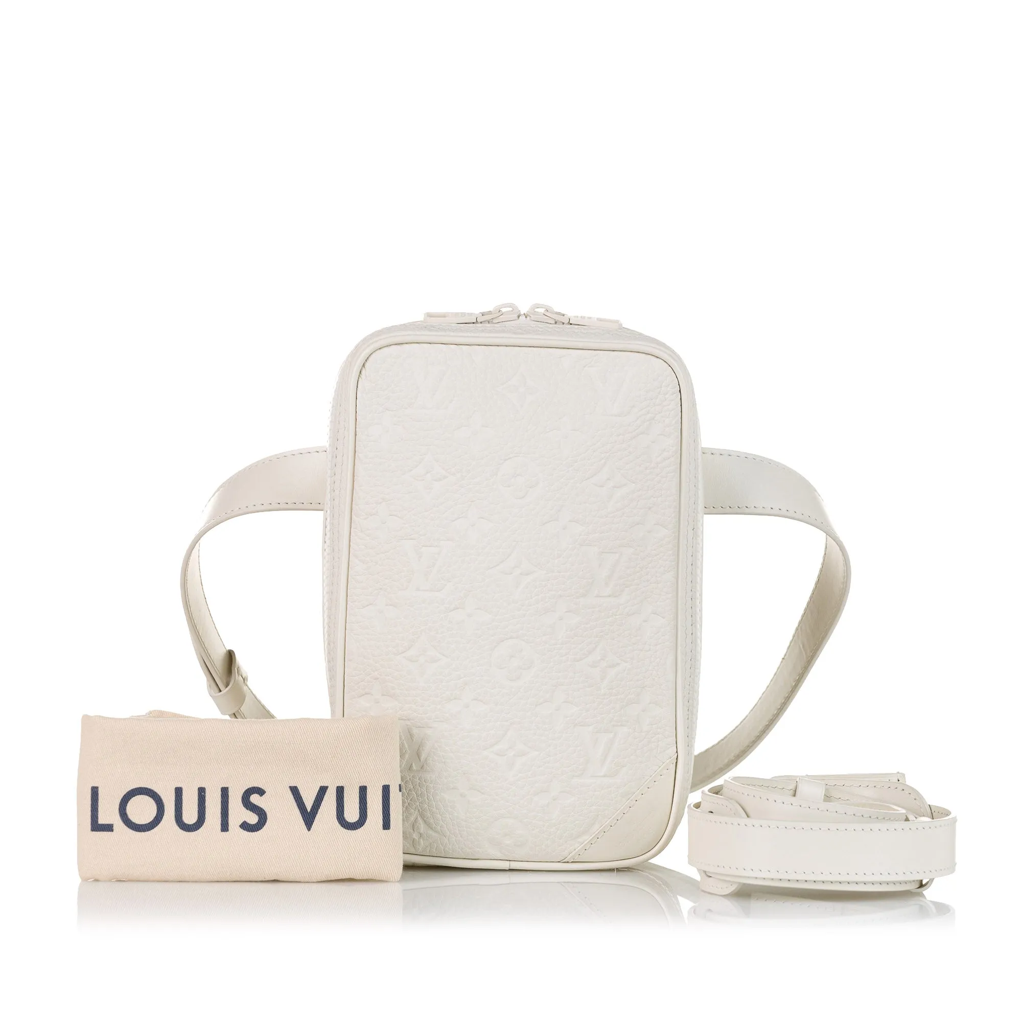 Monogram Taurillon Utility Side