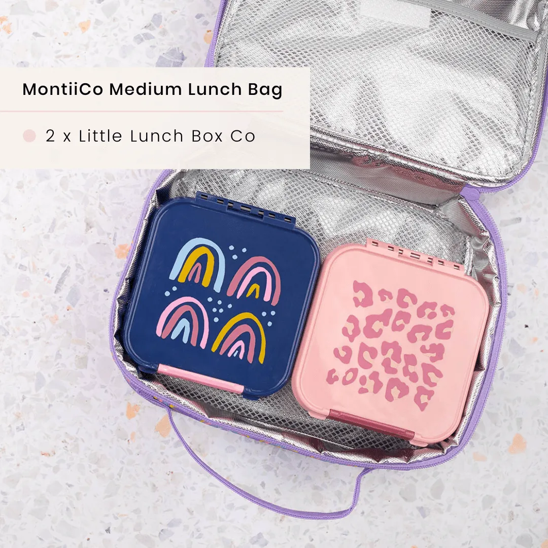 MONTII.CO Medium Insulated Lunch Bag - Sharks
