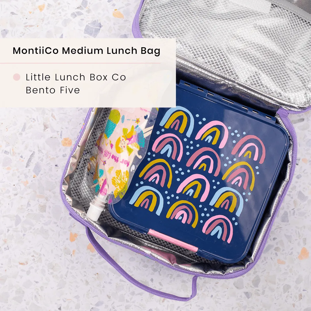 MONTII.CO Medium Insulated Lunch Bag - Sharks