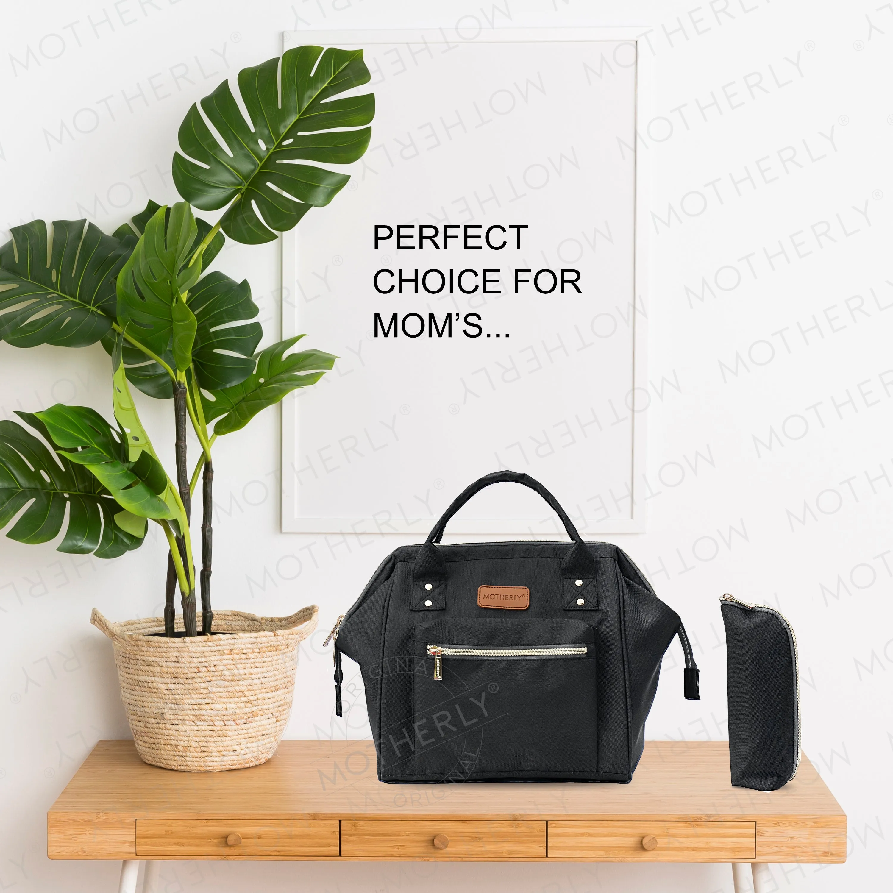 Motherly Mini Diaper Bag for Mothers | Small Diaper handbag for mom for Travel
