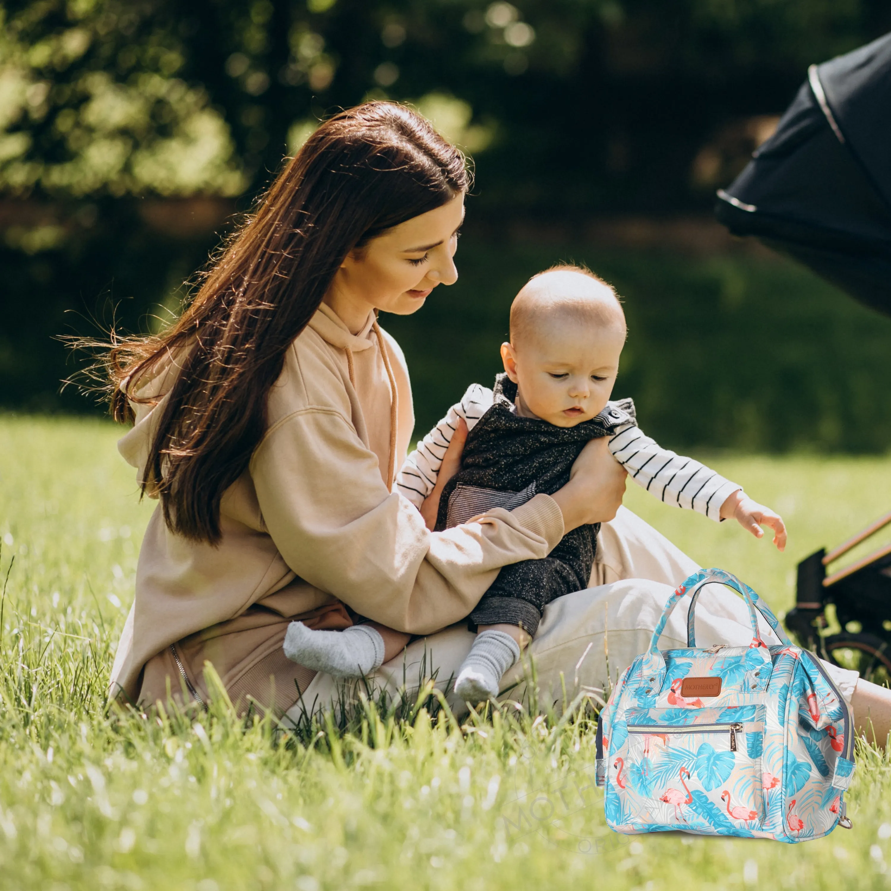 Motherly Mini Diaper Bag for Mothers | Small Diaper handbag for mom for Travel