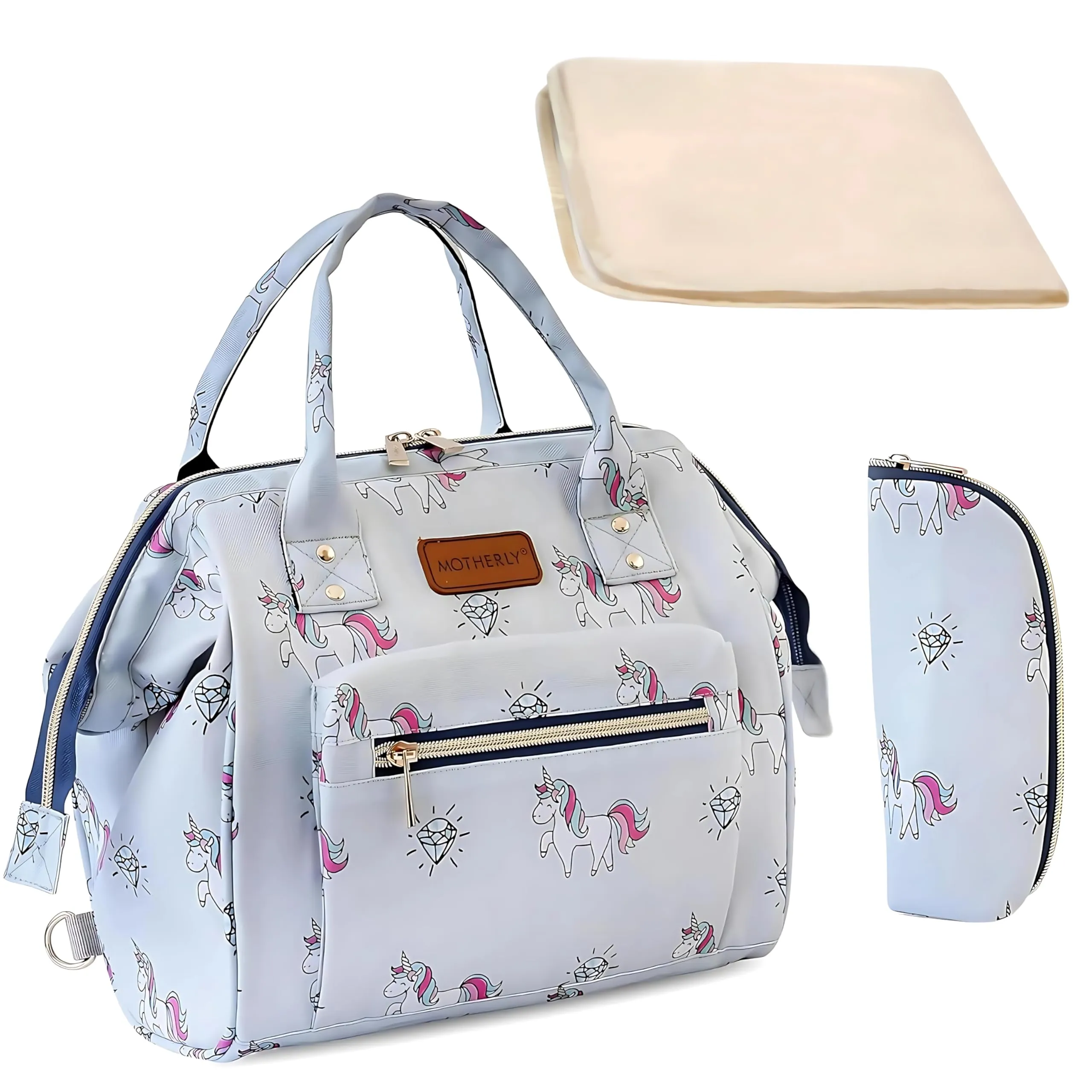Motherly Mini Diaper Bag for Mothers | Small Diaper handbag for mom for Travel