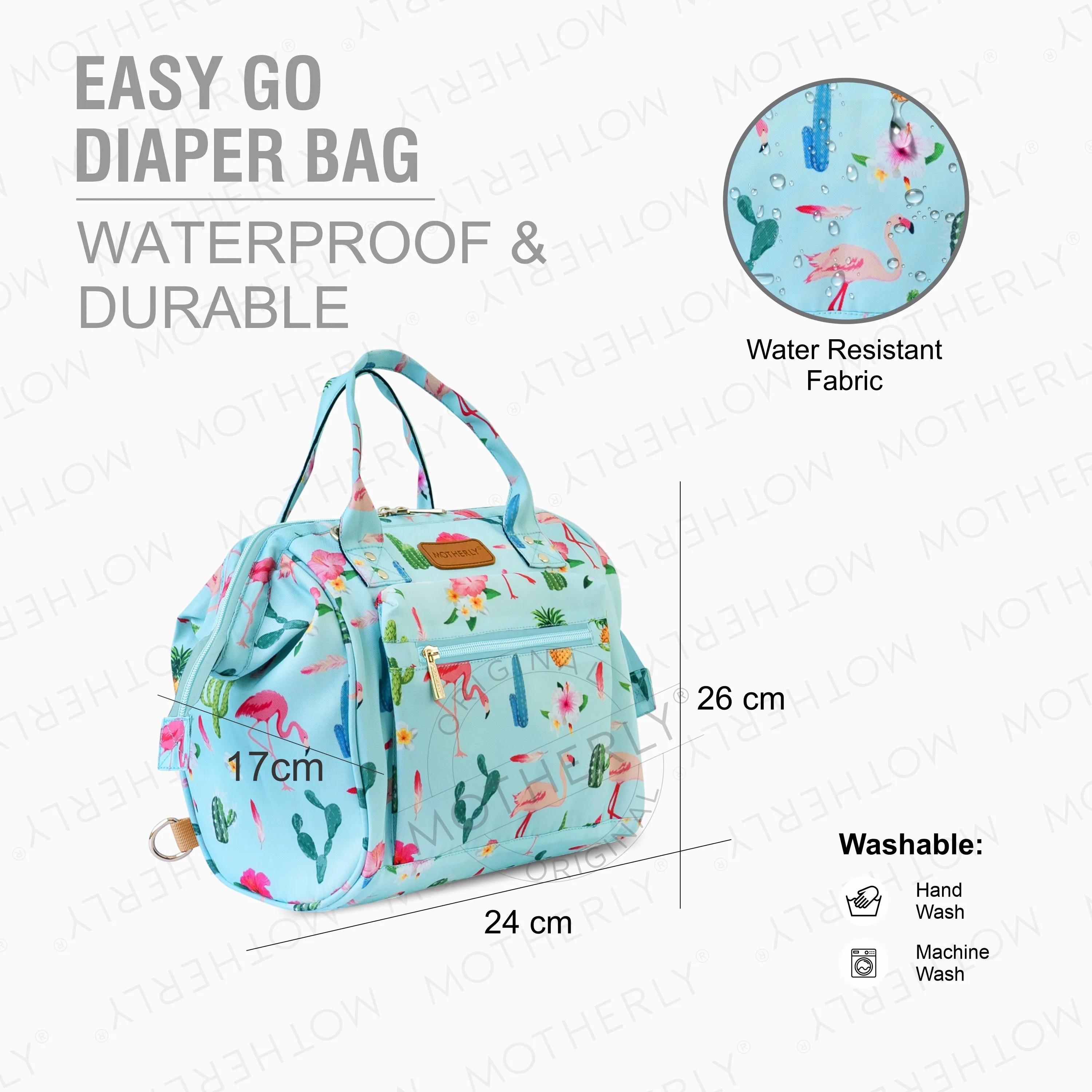 Motherly Mini Diaper Bag for Mothers | Small Diaper handbag for mom for Travel