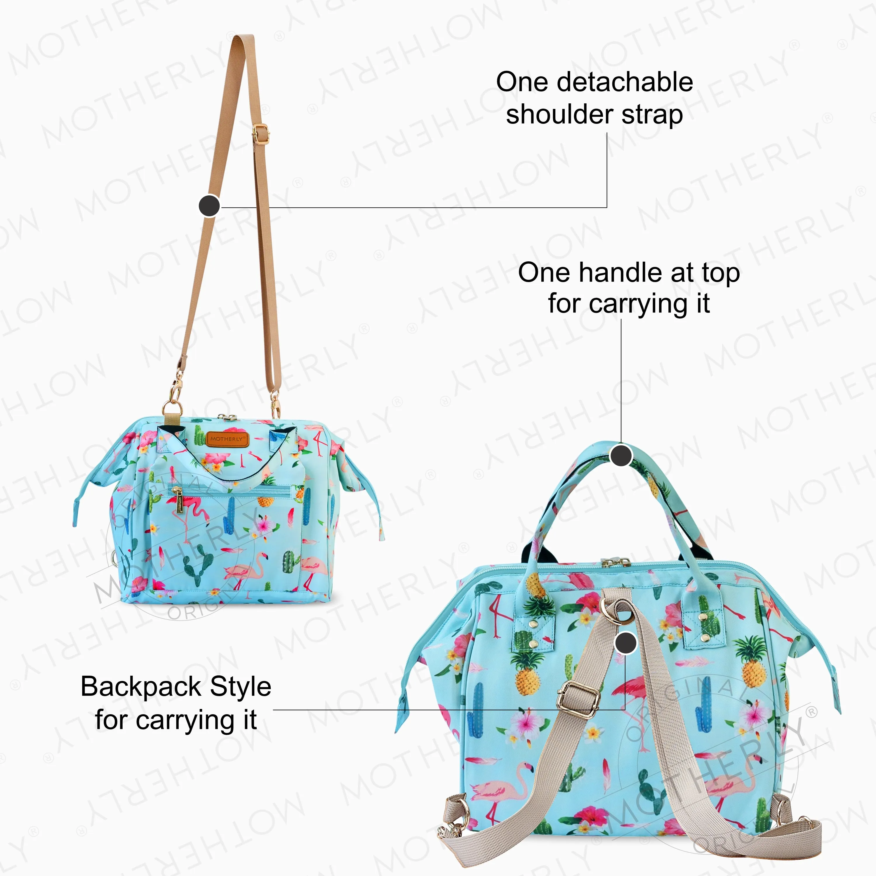 Motherly Mini Diaper Bag for Mothers | Small Diaper handbag for mom for Travel