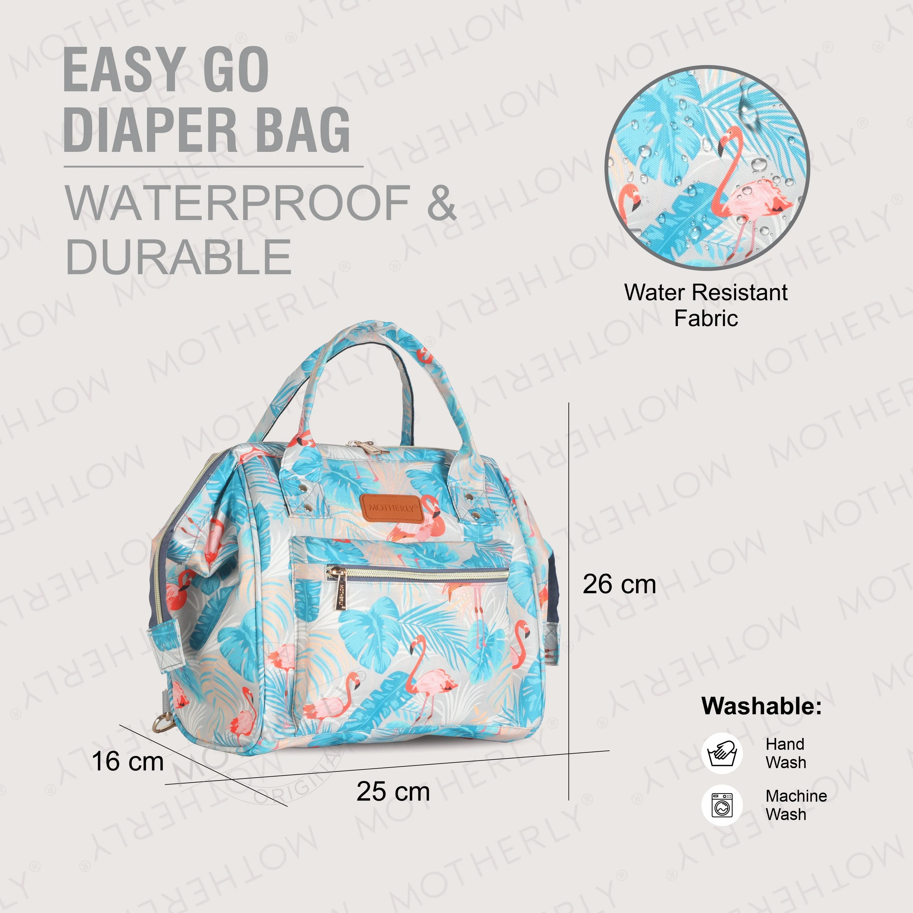 Motherly Mini Diaper Bag for Mothers | Small Diaper handbag for mom for Travel