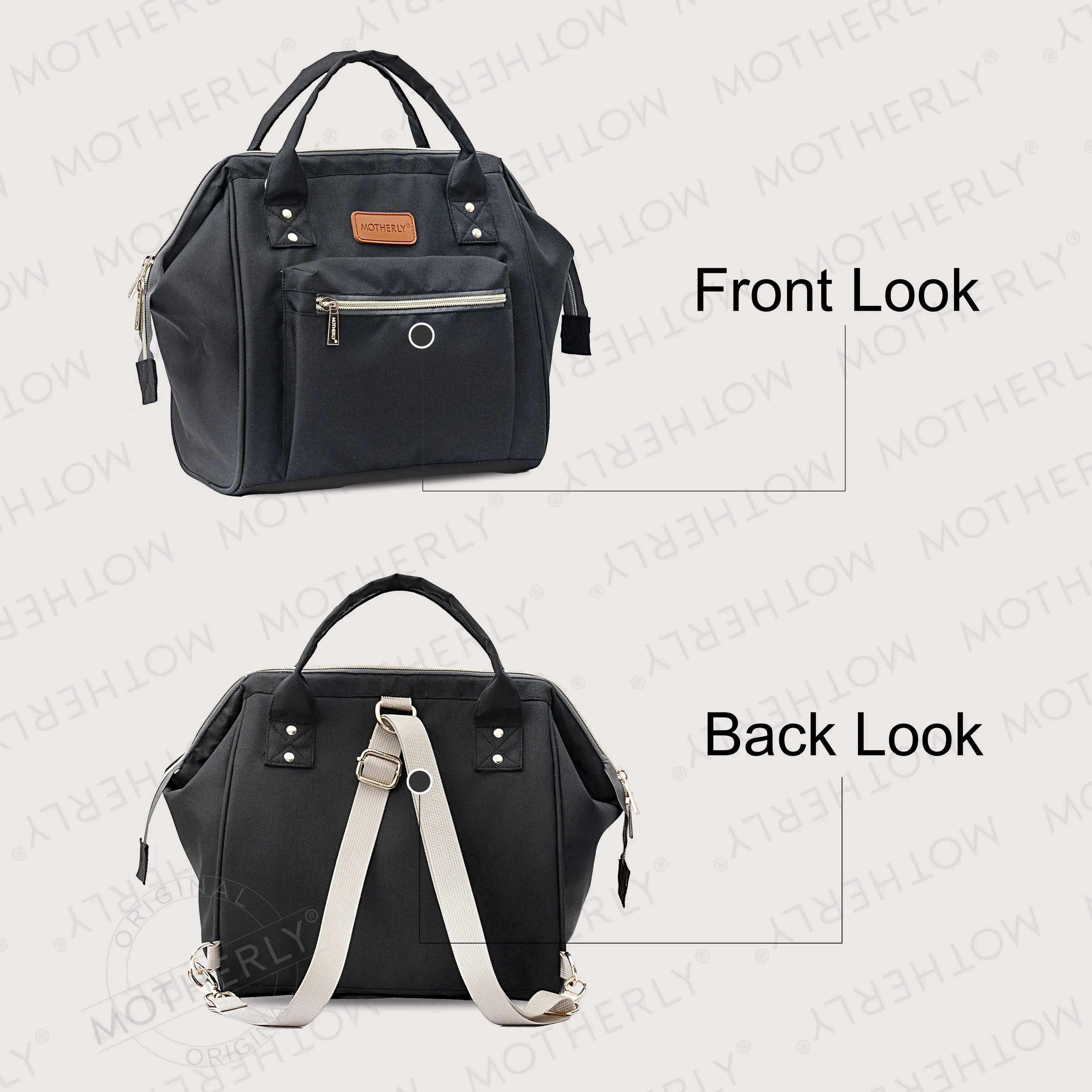 Motherly Mini Diaper Bag for Mothers | Small Diaper handbag for mom for Travel