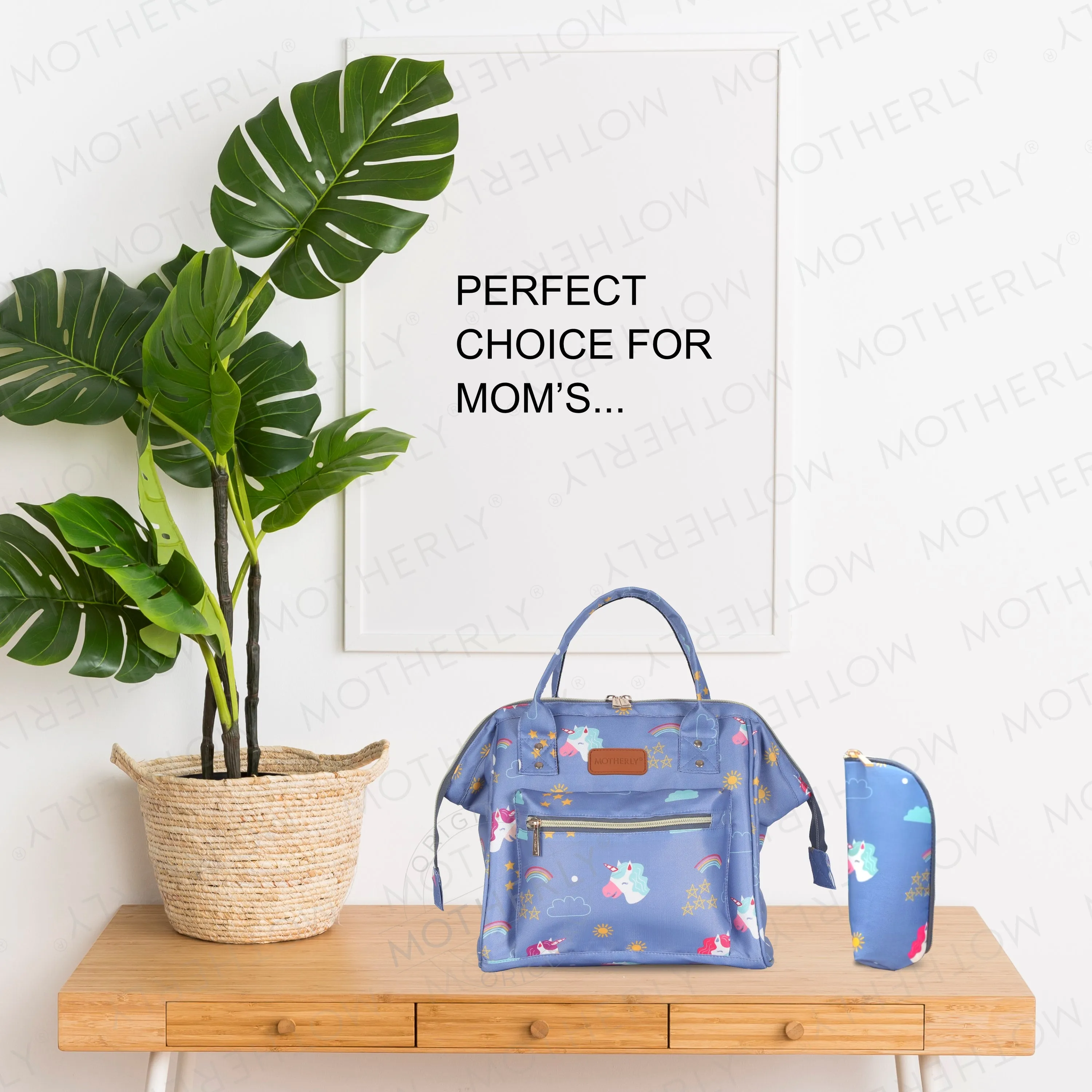 Motherly Mini Diaper Bag for Mothers | Small Diaper handbag for mom for Travel