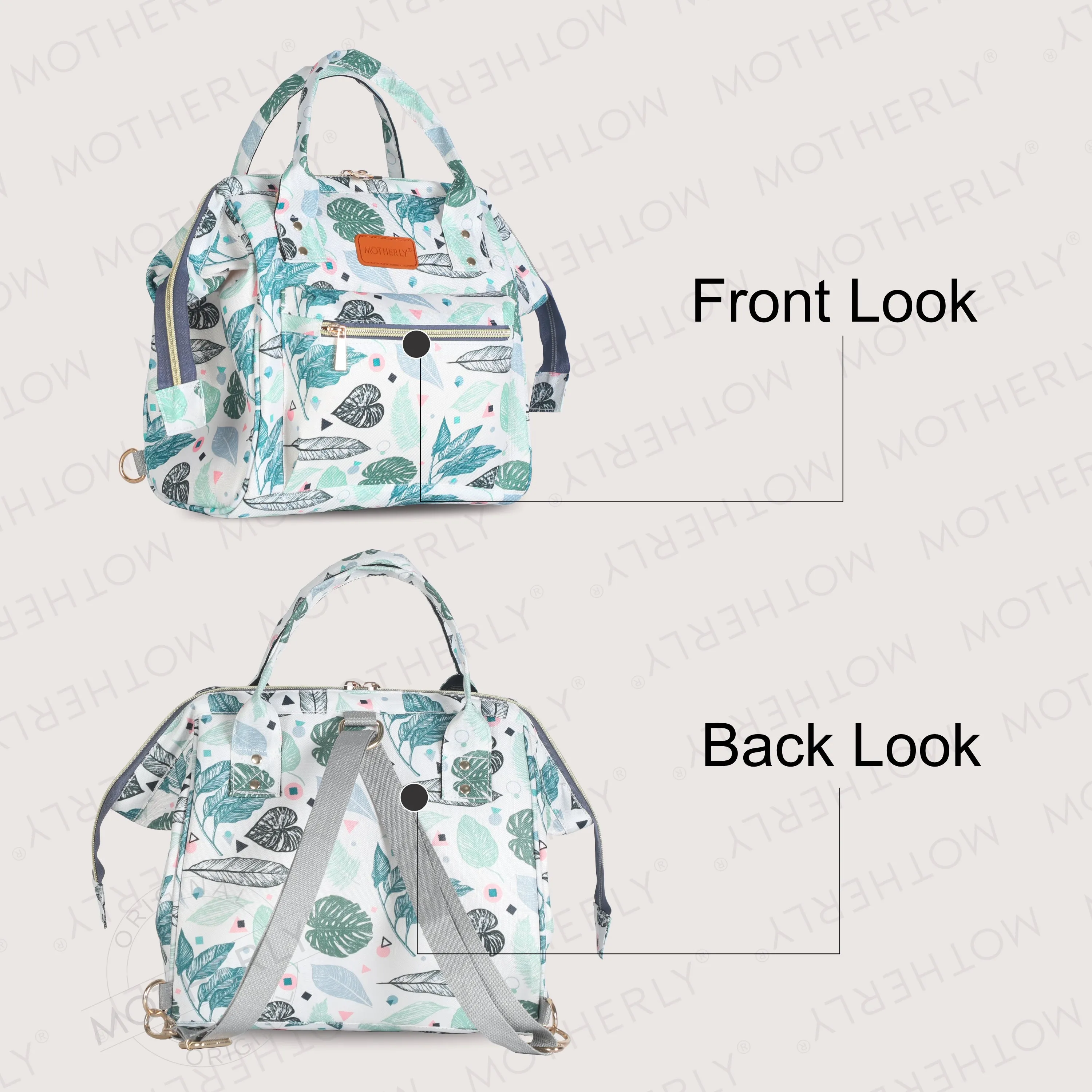 Motherly Mini Diaper Bag for Mothers | Small Diaper handbag for mom for Travel