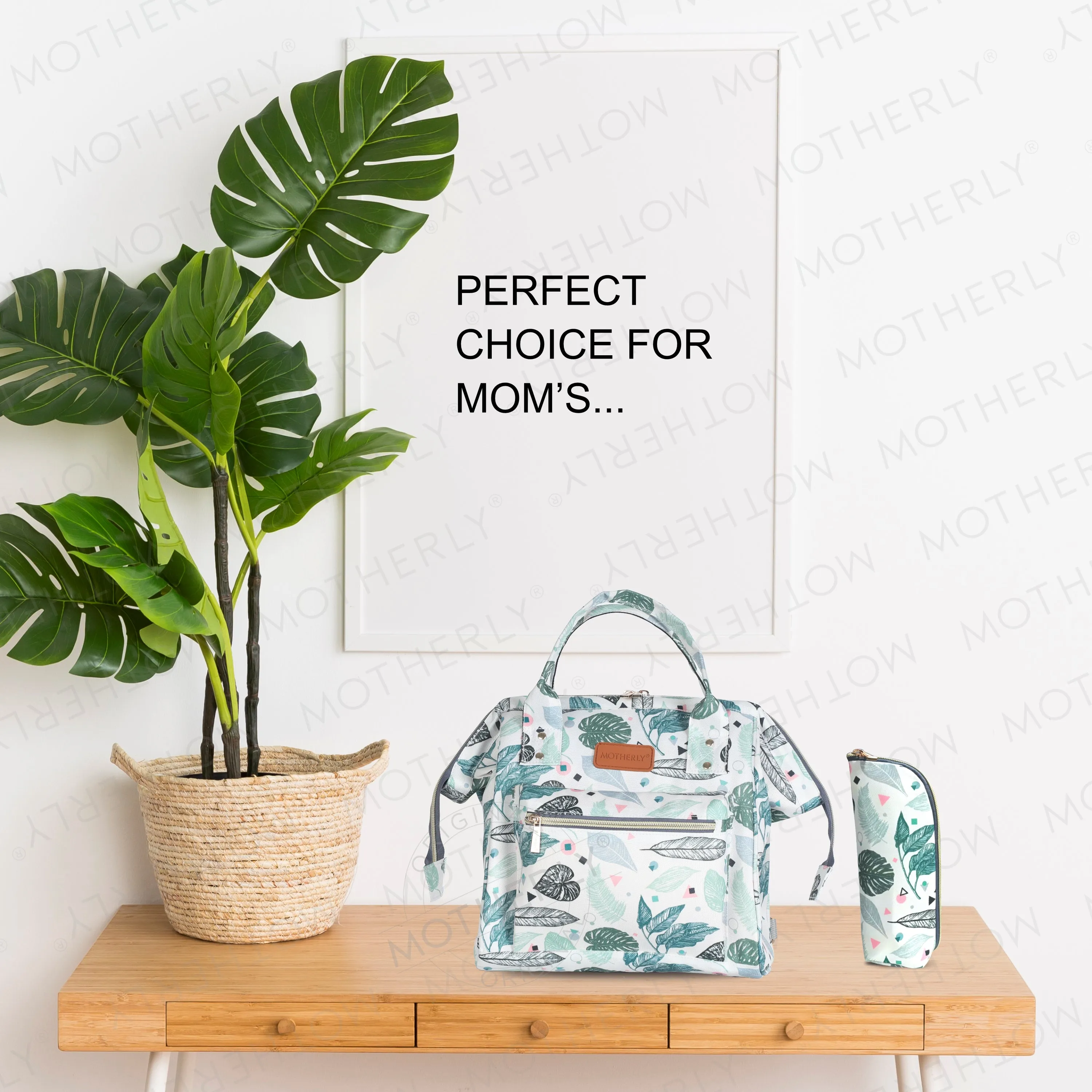 Motherly Mini Diaper Bag for Mothers | Small Diaper handbag for mom for Travel