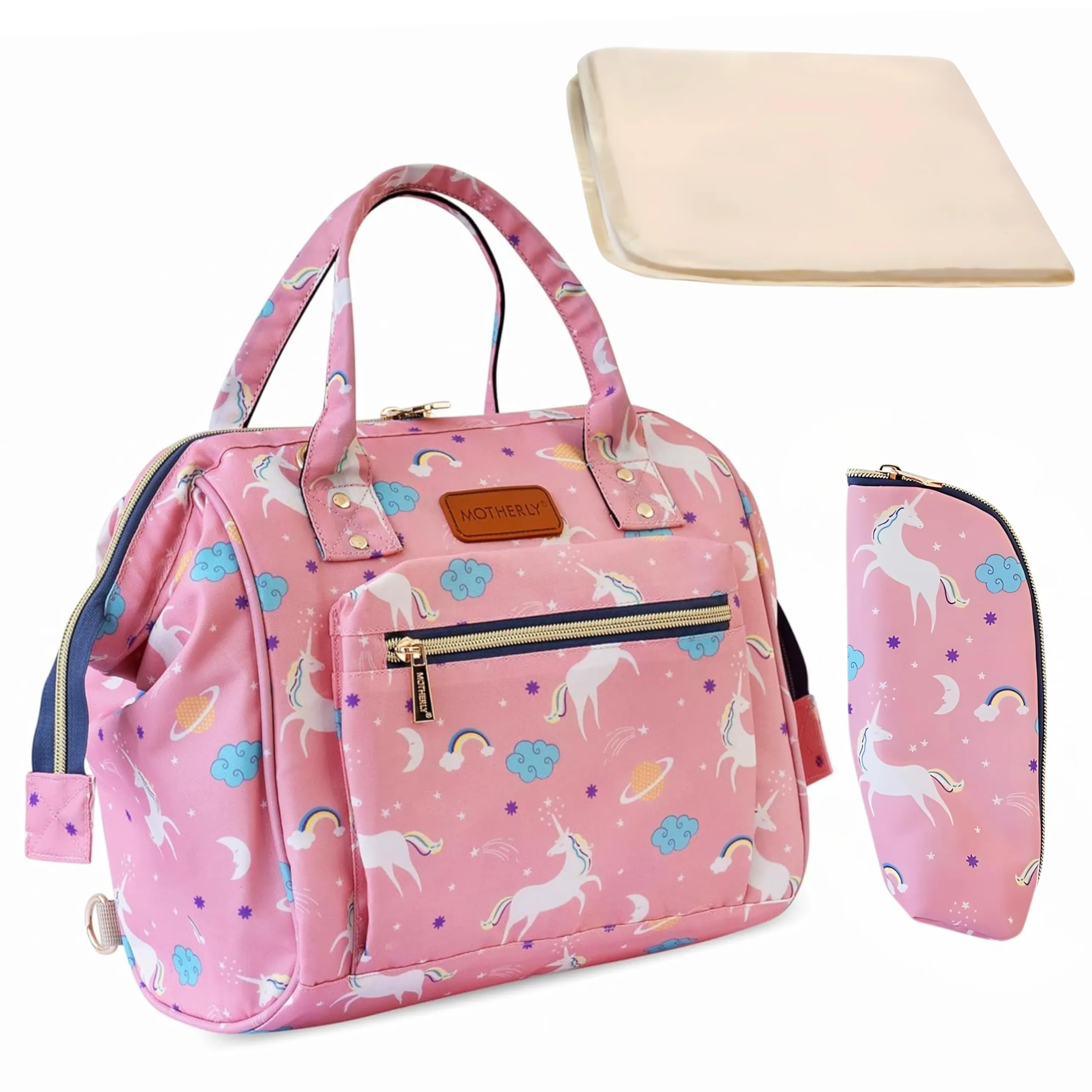 Motherly Mini Diaper Bag for Mothers | Small Diaper handbag for mom for Travel