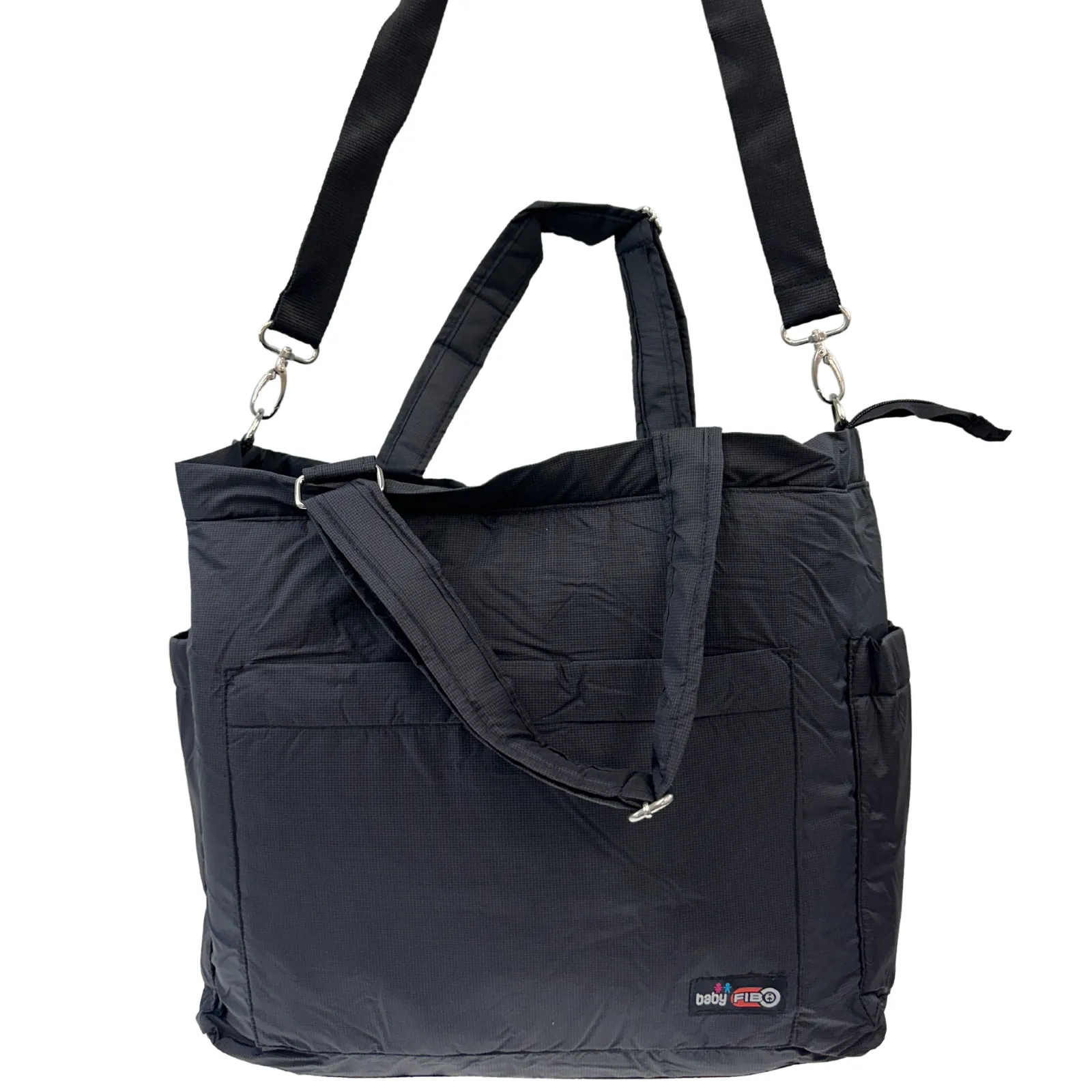 Nappy Tote Bag Black