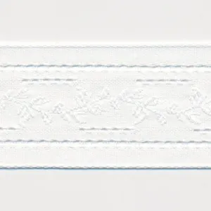 Natural Lacy Ribbon #01 White