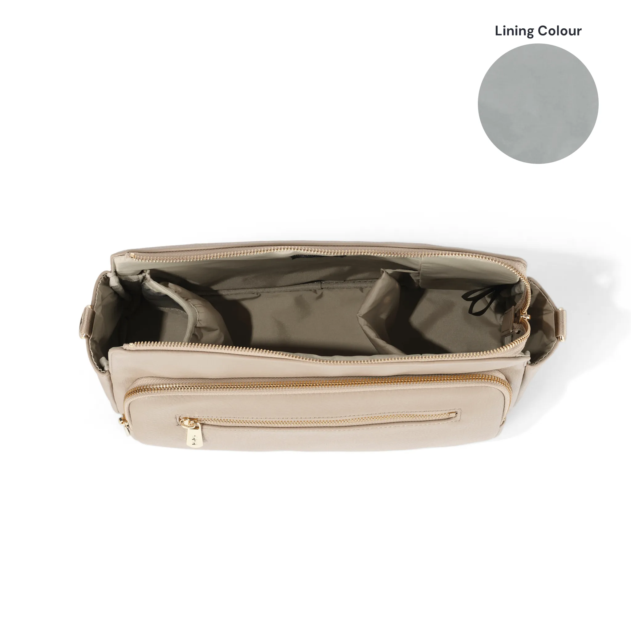 OiOi - Multitasker Pram Caddy - Black Vegan Leather