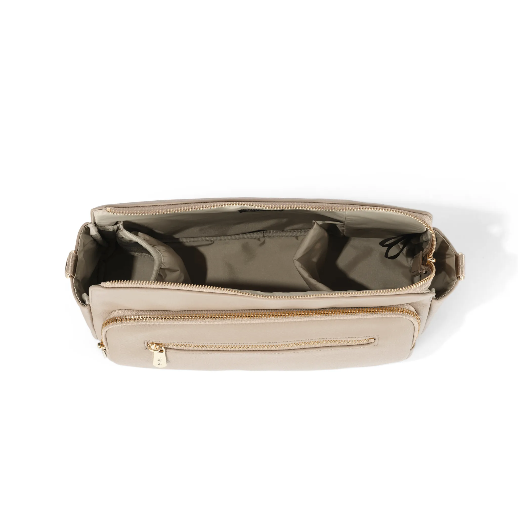 OiOi - Multitasker Pram Caddy - Oat Vegan Leather