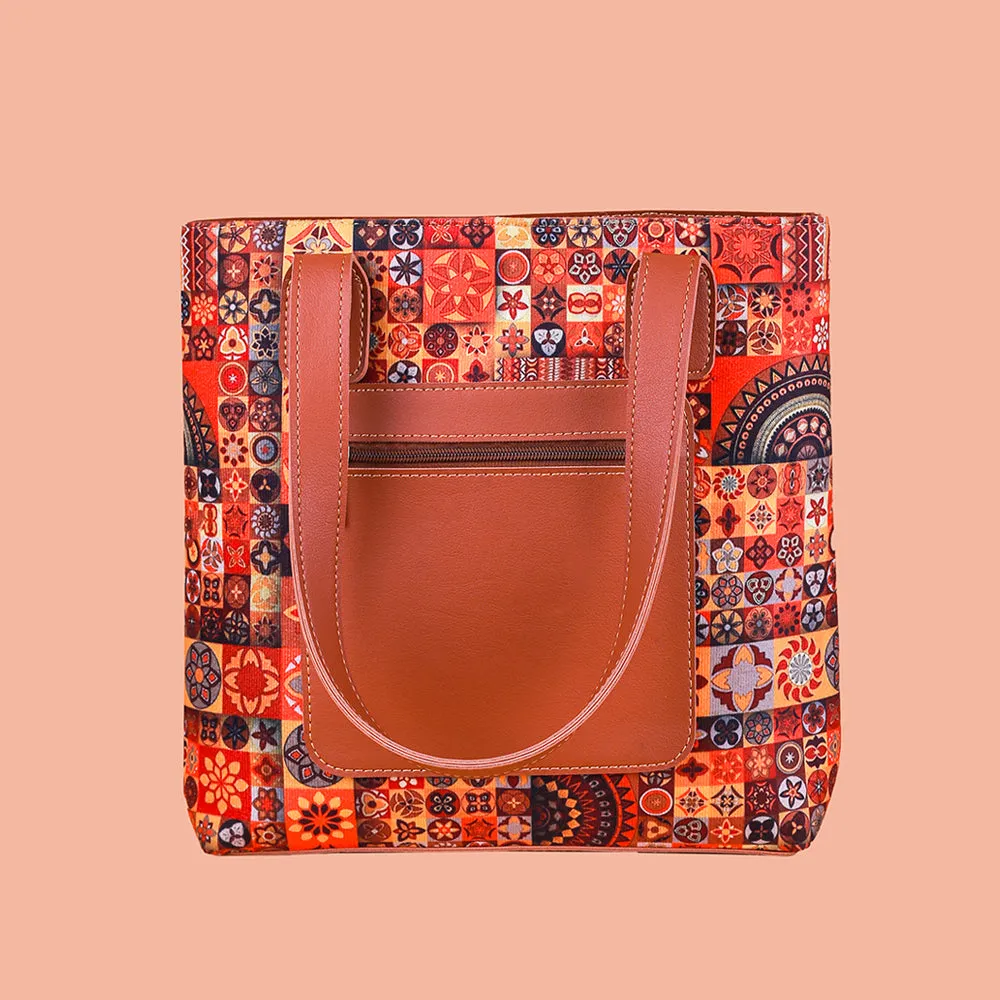 OMNI BROWN TOTE BAG