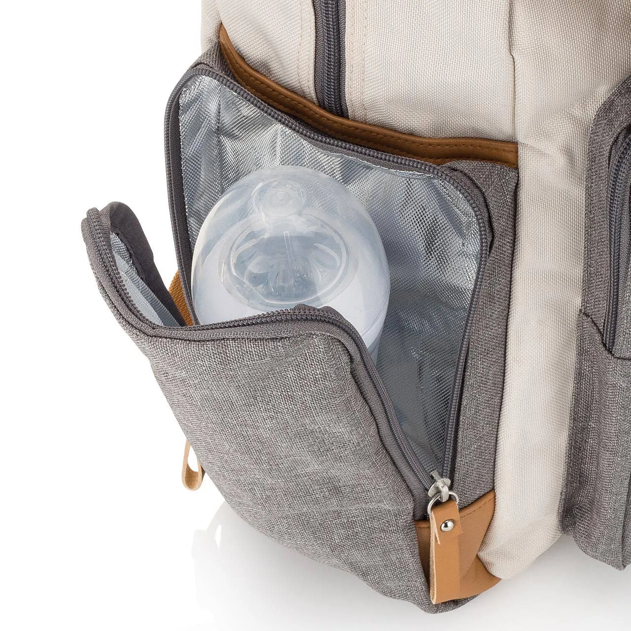 Parker Baby Co. - Birch Bag - Diaper Backpack in Cream