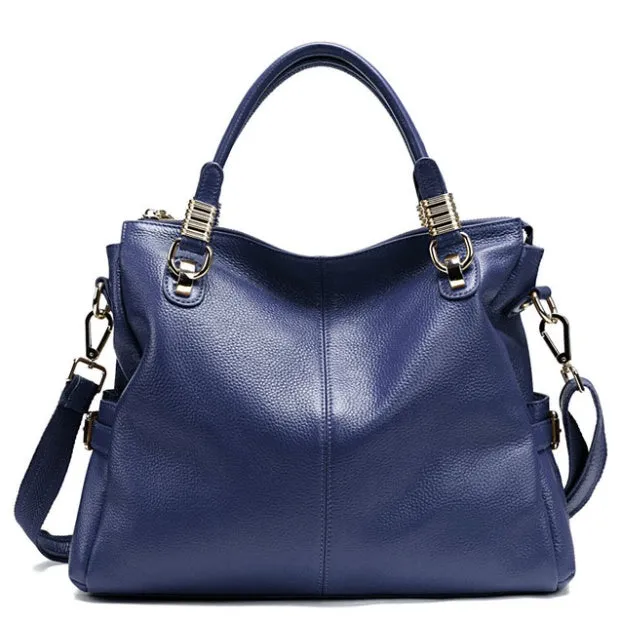 Pebbled Leather Tote Bag