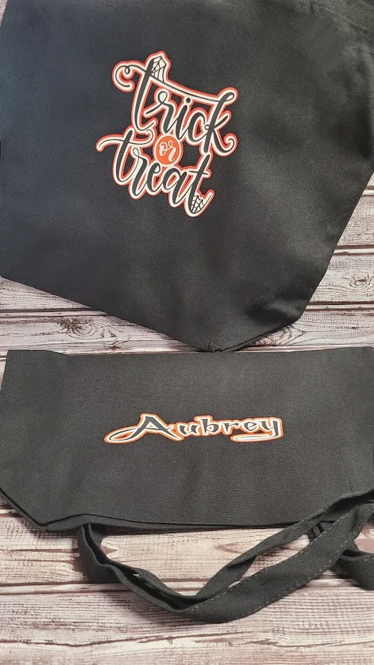 Personalized Halloween Trick-or-Treat Candy Bag