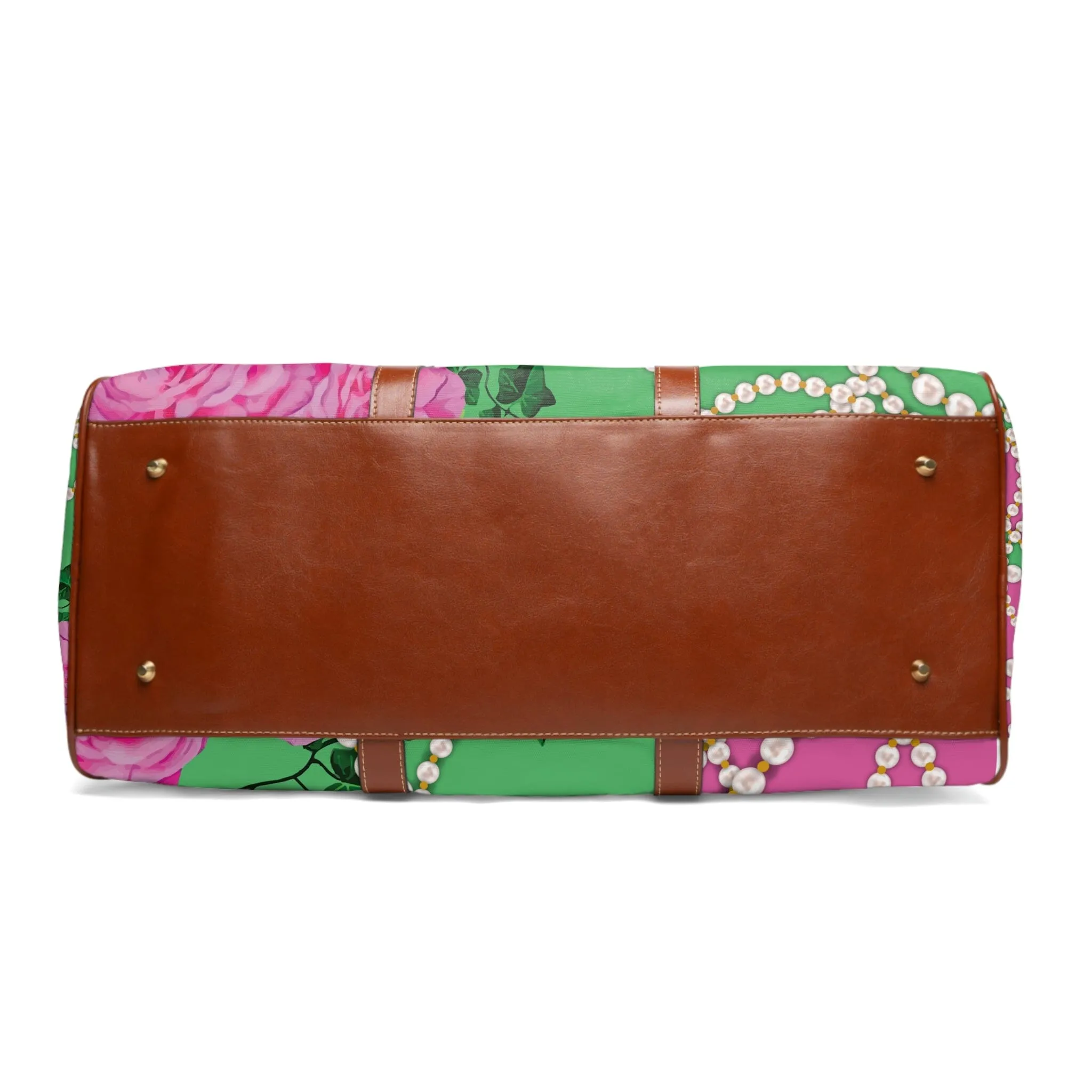 PNK Signature Pink & Green Waterproof Travel Bag