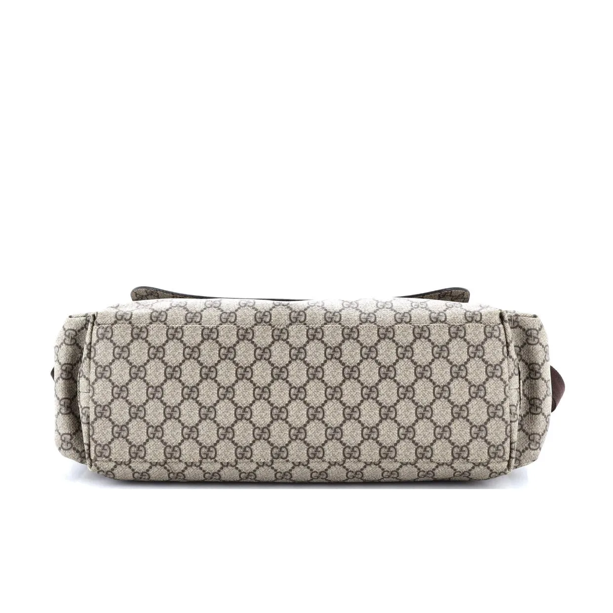PRE-OWNED GG Coated Canvas Diaper Bag