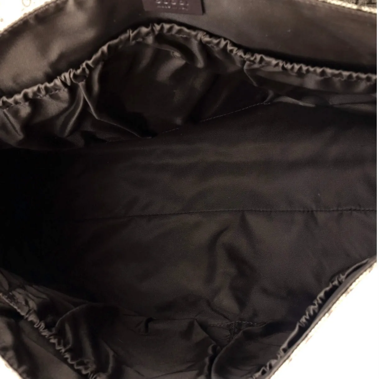 PRE-OWNED GG Coated Canvas Diaper Bag