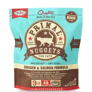 Primal Cat Frozen Chicken & Salmon Nuggets