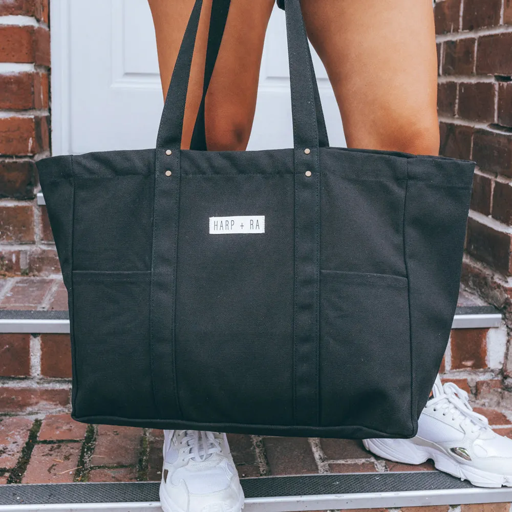 Raven Black Large Tote